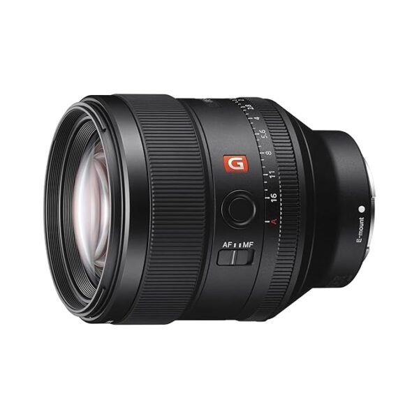 Sony E Mount FE 85mm F1.4 GM Full-Frame Lens (SEL85F14GM) | Portrait Lens | Mid-Telephoto Prime | Premium G Master, Black